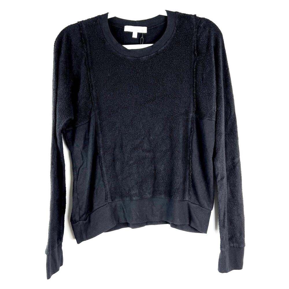 NEW Red Haute Black Fleece Crewneck Sweatshirt Small